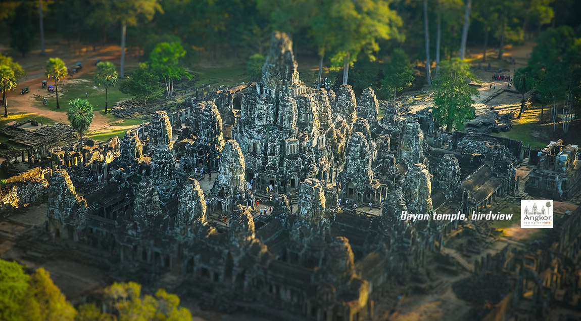 Bayon temple, Birdview