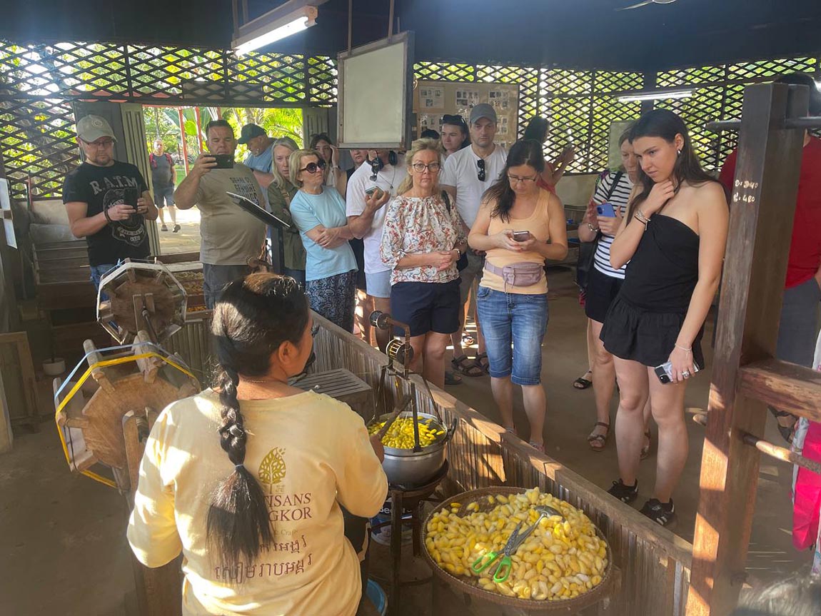 Visiting a community project